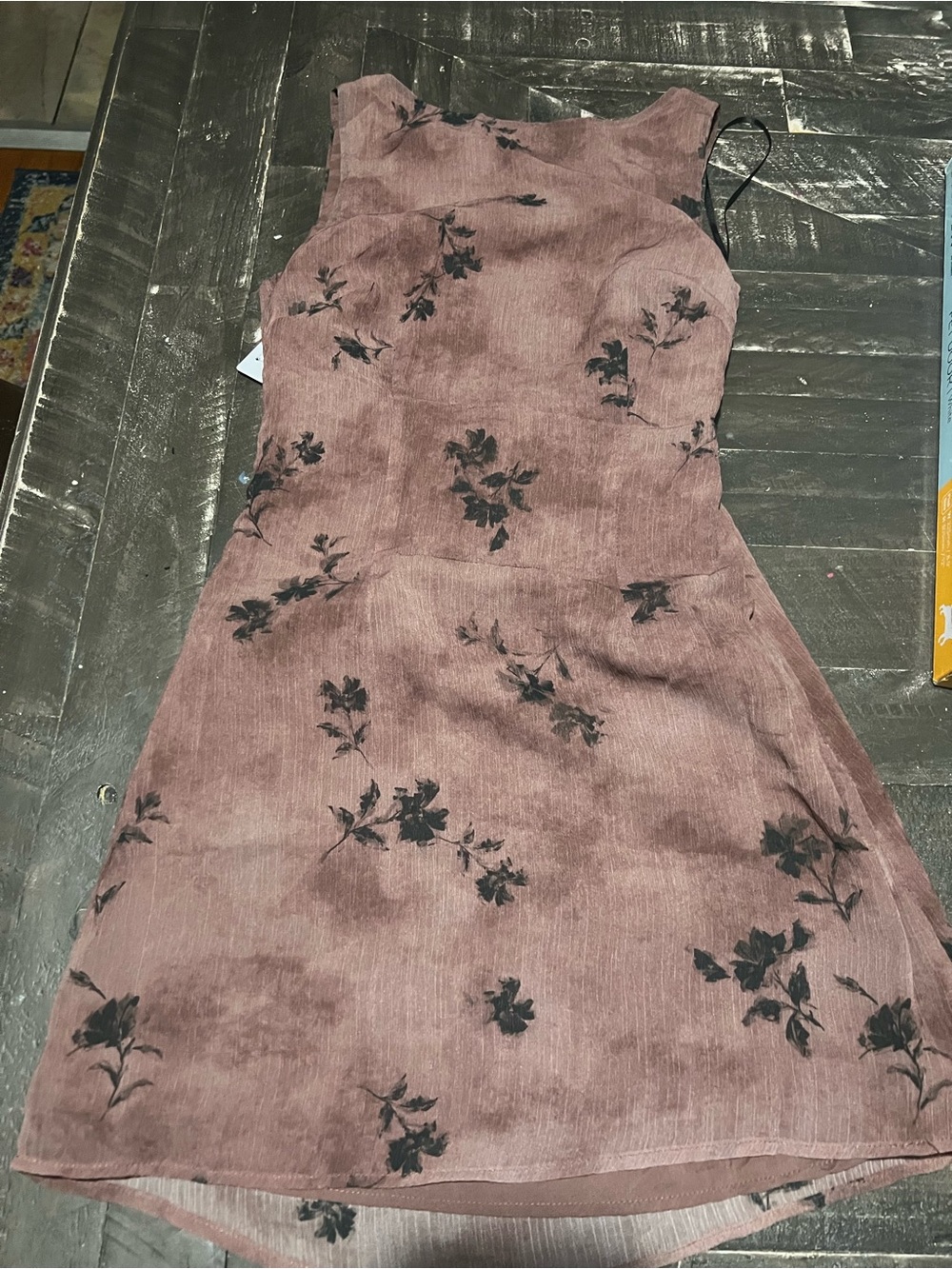 brown floral Edwyna Mini Dress from Princess Polly Size 0 - Picture 4 of 6